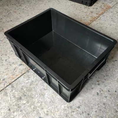 ESD構成箱ESDの安全な収納用の箱の小さく黒い帯電防止箱の誘電性プラスチックの小さい反静的な包装の皿