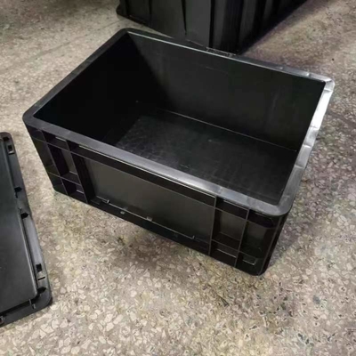 ESDの掛かる大箱の帯電防止伝導性の皿のSmdのワークスペースの貯蔵の解決のプラスチック大箱小さい構成箱