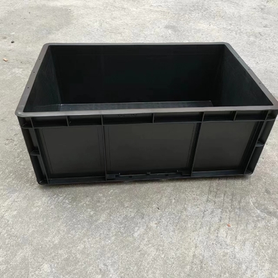 Esdの容器永久的な帯電防止黒いEsdのプラスチック電子戦闘状況表示板のふたが付いている伝導性の運送Caseesdの収納箱