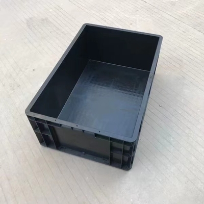 ディバイダーのカバーが付いている黒い帯電防止容器ESDのプラスチックの箱が付いている帯電防止伝導性のクリーンルームESDの大箱の皿