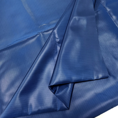 Workwear反静的なESDの生地100%のポリエステル ライニングの生地