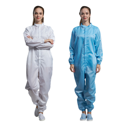 反静的な衣服ESD 5MMのストリップ2.5mmのグリップのクリーン ルームのつなぎ服