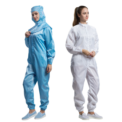 反静的な衣服ESD 5MMのストリップ2.5mmのグリップのクリーン ルームのつなぎ服