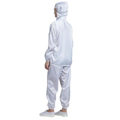 ほこりのないESDの反静的な衣服はフードによって衣服を接続する