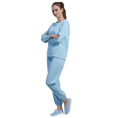 実験室医学ESDの反静的な衣服のTurndownつばのコート