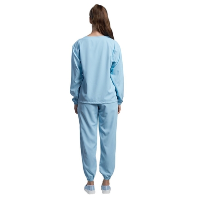 実験室医学ESDの反静的な衣服のTurndownつばのコート