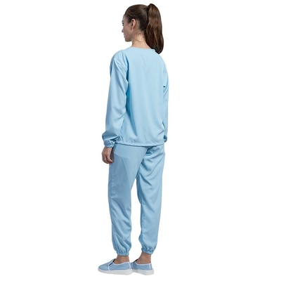 実験室医学ESDの反静的な衣服のTurndownつばのコート