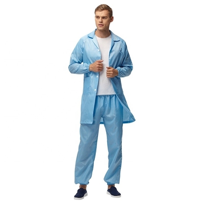 Autoclavable Sterilizable反静的なつなぎ服の長い袖のワイシャツのズボン