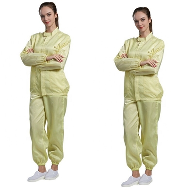 クリーンルームESDの反静的な衣服52*34*54cmのスモックの綿の実験室のコート