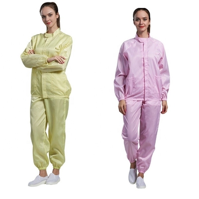 クリーンルームESDの反静的な衣服52*34*54cmのスモックの綿の実験室のコート