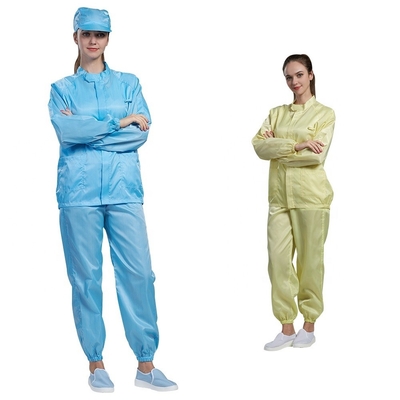 クリーンルームESDの反静的な衣服52*34*54cmのスモックの綿の実験室のコート