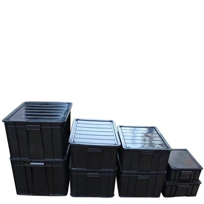 ふたが付いているリサイクルされたプラスチックESDの安全な大箱SMTの巻き枠PPの部品