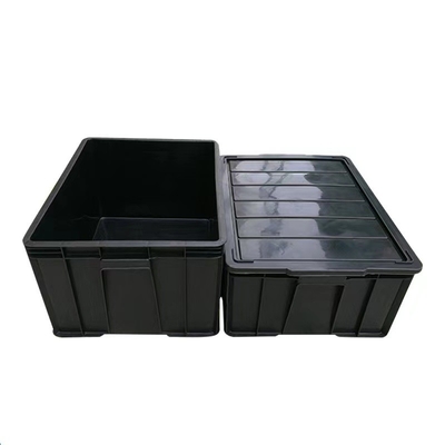 ESD OEMの反静的な容器プラスチック注文パレット循環の黒