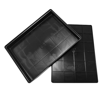 SMTの棚ESDの安全なプラスチックの箱は無臭の皿PCB ESD構成箱を平方する