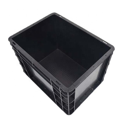 黒い帯電防止ESDはふたと有毒なプラスチックの箱を非波形を付けた