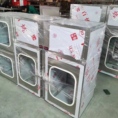 箱の層流の原動力による220V 50Hz 60Hzのクリーンルームのパス ボックスGMPのパス
