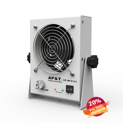 220V 50Hzの横のすぐにベンチの上ESD Ionizerファンの衝撃の保護