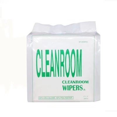 スクリーンMaxclean Microfiberのための白いレーザーのクリーンルーム ポリエステル ワイパー