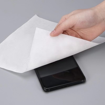 スクリーンMaxclean Microfiberのための白いレーザーのクリーンルーム ポリエステル ワイパー