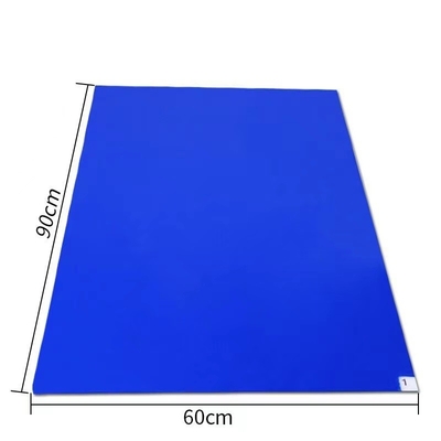 強い付着力のクリーンルームの粘着性のマットのポリエチレンは広げない残余24&quot;を*45」